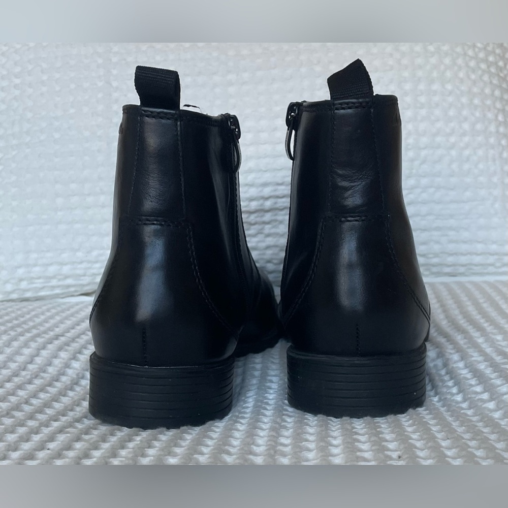 Clarks Collection Whiddon Zip leather ankle boots, men's - Picture 2 of 7
